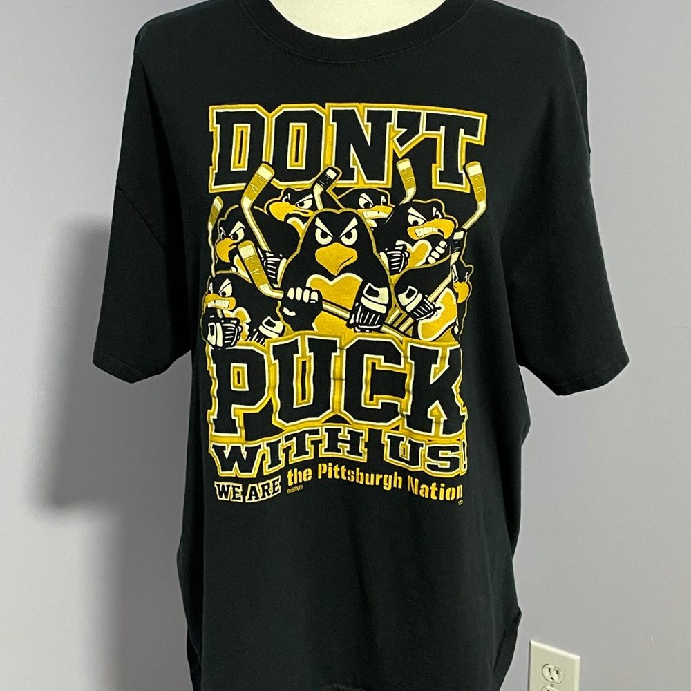 Pittsburgh Penguins Unisex Size XL “Don’t Puck with Us!” T-Shirt